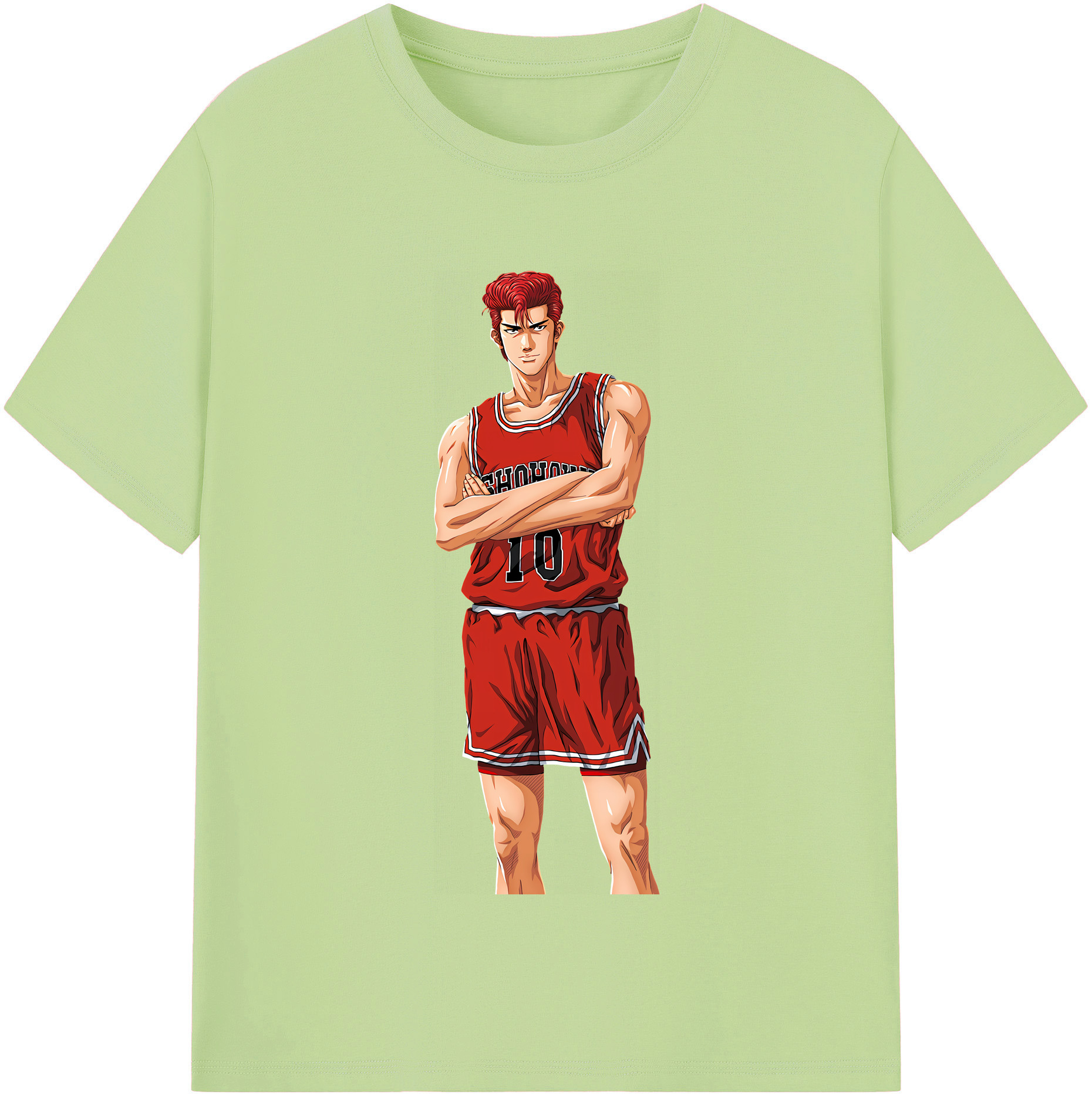 SLAM DUNK／スラムダンク 綿100％半袖Tシャツ（フロントプリント）